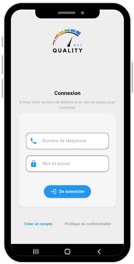 Écran Connexion